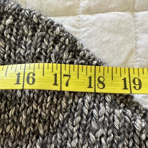 THEORY Womens Sweater Small Gray Slouchy Parkland Pullover Wool Blend Casual - Picture 12 of 12